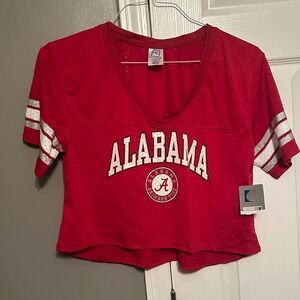 NWT - Alabama junior girls Red jersey Athletic Top by Knights Apparel